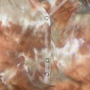 Wild Fable - Brown Tie Dye - Bodysuit